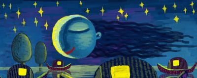 35幅儿童画 夏天的水果梦 - 图画吧TUHUABA