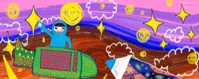 35幅儿童画 夏天的水果梦 - 图画吧TUHUABA