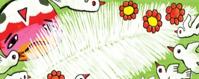 35幅儿童画 夏天的水果梦 - 图画吧TUHUABA