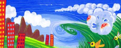 35幅儿童画 夏天的水果梦 - 图画吧TUHUABA