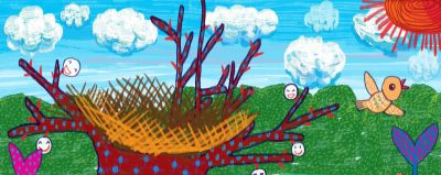 35幅儿童画 夏天的水果梦 - 图画吧TUHUABA