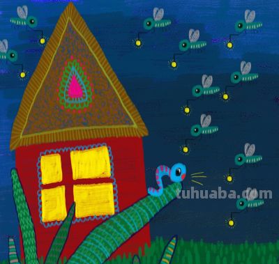 35幅儿童画 夏天的水果梦 - 图画吧TUHUABA