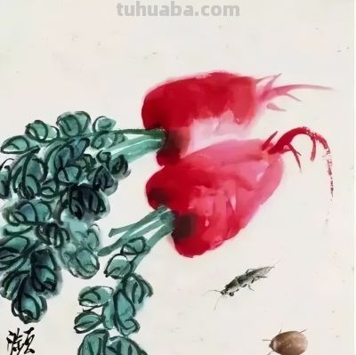 瓜果蔬菜，这么画水润！