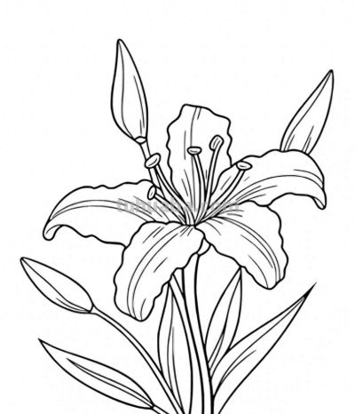 各种花卉简笔画线稿，收藏一份