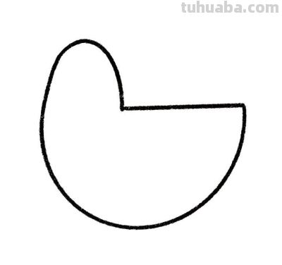 儿童简笔画《大公鸡》 - 图画吧TUHUABA