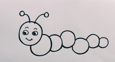 彩色的毛毛虫简笔画‖简单易画的儿童创意画绘画教程来咯 - 今日头条 彩色的毛毛虫简笔画‖简单易画的儿童创意画绘画教程来咯 - 图画吧TUHUABA
