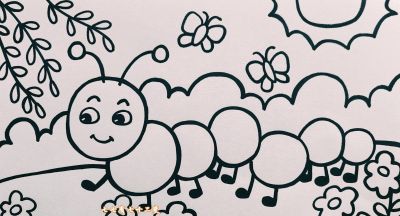 彩色的毛毛虫简笔画‖简单易画的儿童创意画绘画教程来咯 - 今日头条 彩色的毛毛虫简笔画‖简单易画的儿童创意画绘画教程来咯 - 图画吧TUHUABA