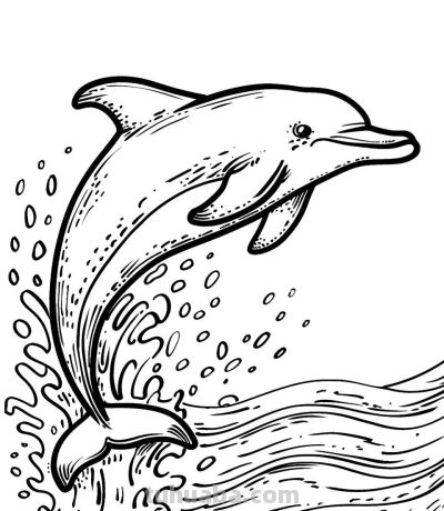 海洋动物简笔画的手绘线稿资料 - 图画吧TUHUABA