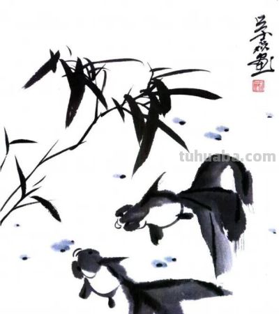 各种鱼的写意画法,简单易学! - 各种鱼的写意画法,简单易学! - 图画吧TUHUABA