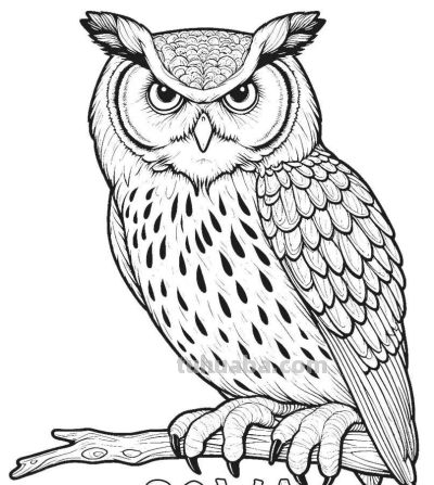 34种鸟类手绘线稿图，临摹学画 - 图画吧TUHUABA