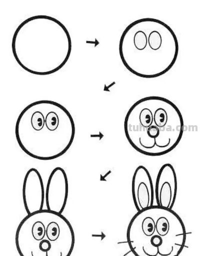轻松就能学会！超容易的简笔画教程 - 图画吧TUHUABA
