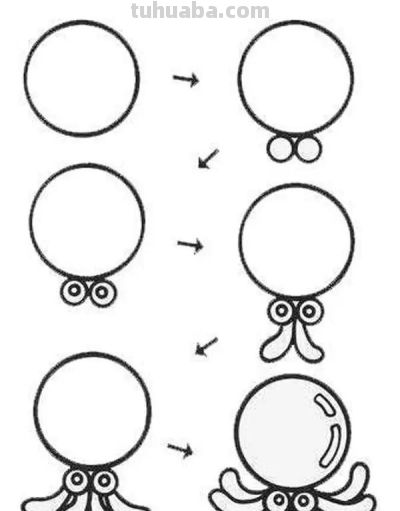 轻松就能学会！超容易的简笔画教程 - 图画吧TUHUABA