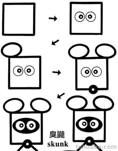 轻松就能学会！超容易的简笔画教程 - 图画吧TUHUABA