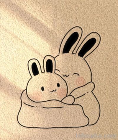 呆萌呆萌的小动物简笔画~ - 图画吧TUHUABA