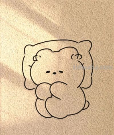 呆萌呆萌的小动物简笔画~ - 图画吧TUHUABA