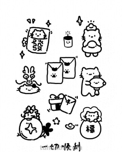 可爱的简笔画小动物 - 今日头条