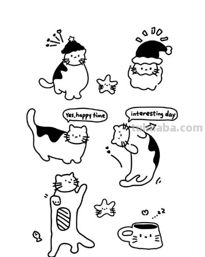 可爱的简笔画小动物 - 图画吧TUHUABA