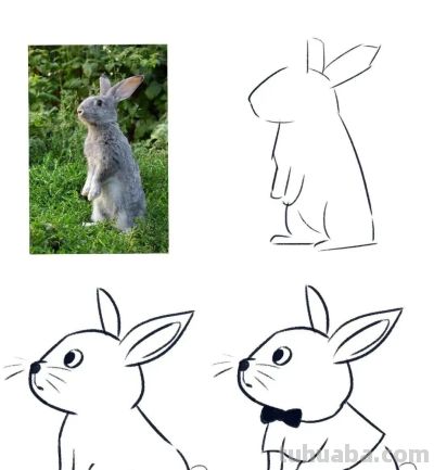 儿童简笔画素材（动物篇）： - 图画吧TUHUABA