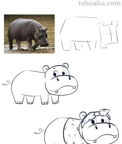 儿童简笔画素材（动物篇）： - 图画吧TUHUABA