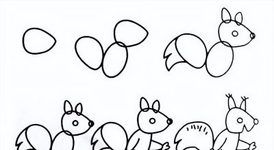 9种小动物简笔画教程图 - 图画吧TUHUABA