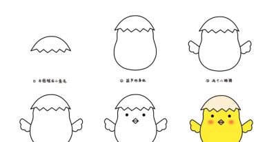 80种超萌创意简笔画，孩子瞬间爱上画画！（附详细步骤） - 图画吧TUHUABA