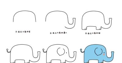 80种超萌创意简笔画，孩子瞬间爱上画画！（附详细步骤） - 图画吧TUHUABA