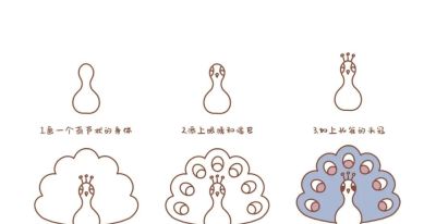 80种超萌创意简笔画，孩子瞬间爱上画画！（附详细步骤） - 图画吧TUHUABA