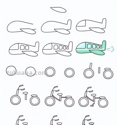 80种超萌创意简笔画，孩子瞬间爱上画画！（附详细步骤） - 图画吧TUHUABA