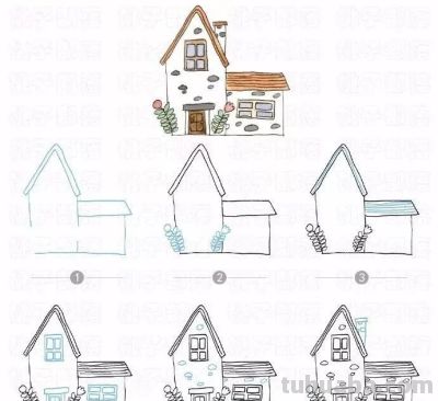 80种超萌创意简笔画，孩子瞬间爱上画画！（附详细步骤） - 图画吧TUHUABA