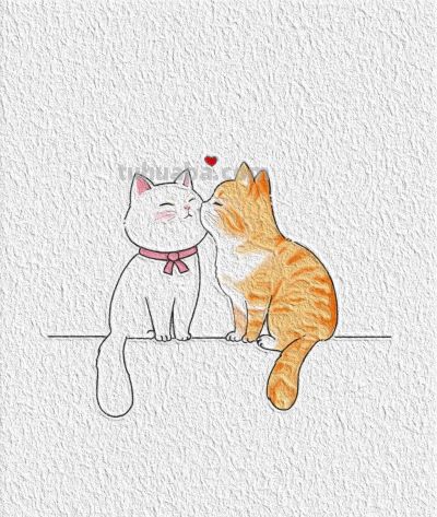 一学就会，可爱猫咪简笔画（含教程） - 图画吧TUHUABA