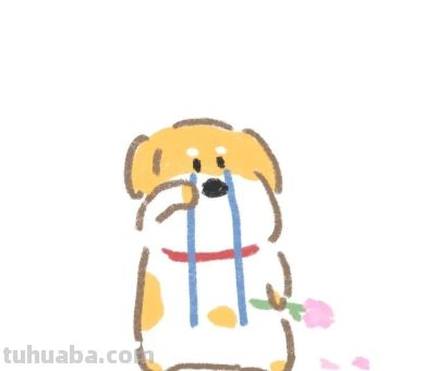 头像｜可爱简笔画小狗 - 图画吧TUHUABA