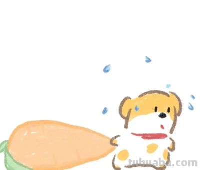 头像｜可爱简笔画小狗 - 图画吧TUHUABA