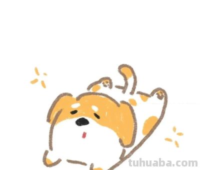 头像｜可爱简笔画小狗 - 图画吧TUHUABA