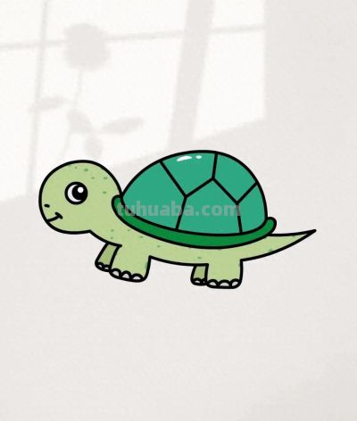 简笔画｜可爱乌龟（附教程）