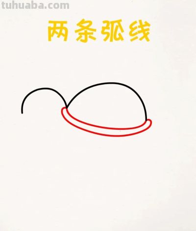 简笔画｜可爱乌龟（附教程） - 图画吧TUHUABA