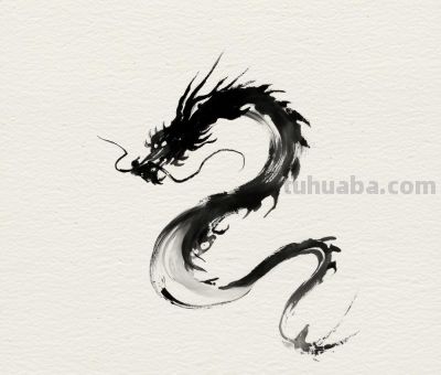 简笔画的龙，不妨来试试。 - 图画吧TUHUABA