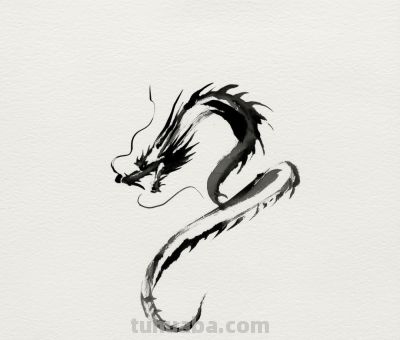 简笔画的龙，不妨来试试。 - 图画吧TUHUABA