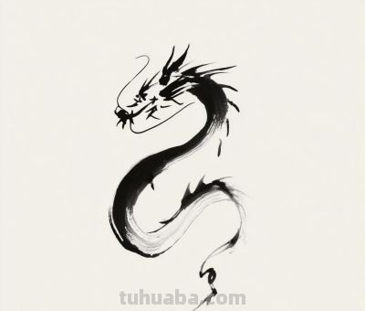 简笔画的龙，不妨来试试。 - 图画吧TUHUABA