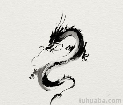 简笔画的龙，不妨来试试。 - 图画吧TUHUABA