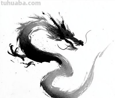 简笔画的龙，不妨来试试。 - 图画吧TUHUABA