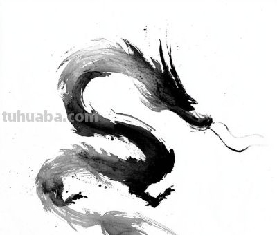 简笔画的龙，不妨来试试。 - 图画吧TUHUABA