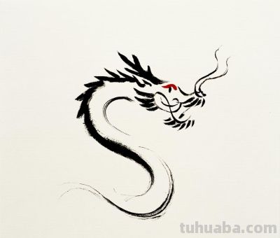 简笔画的龙，不妨来试试。 - 图画吧TUHUABA