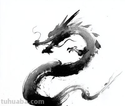 简笔画的龙，不妨来试试。 - 图画吧TUHUABA