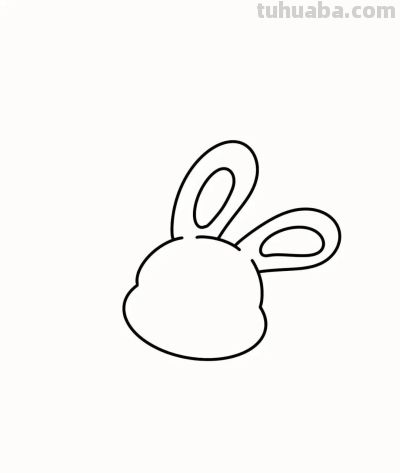 儿童简笔画《小白兔》 - 今日头条 儿童简笔画《小白兔》 - 图画吧TUHUABA