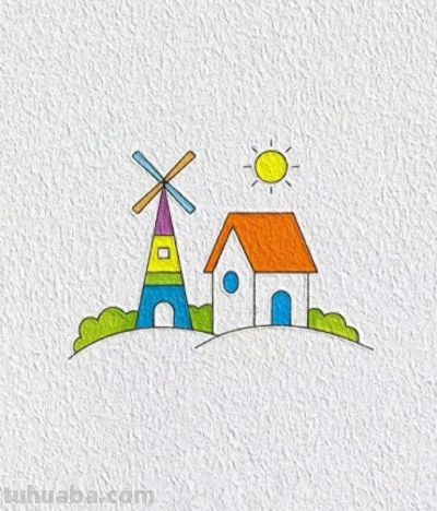 简笔画小房子，轻松上手绘制！