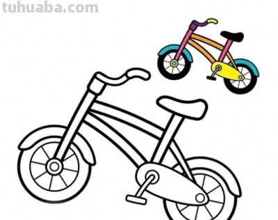 儿童最爱！交通工具简笔画线稿，带颜色！ - 图画吧TUHUABA