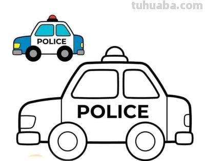 儿童最爱！交通工具简笔画线稿，带颜色！ - 图画吧TUHUABA