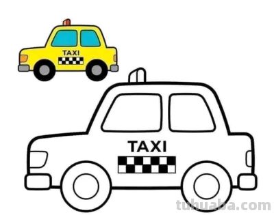 儿童最爱！交通工具简笔画线稿，带颜色！ - 图画吧TUHUABA