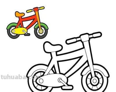 儿童最爱！交通工具简笔画线稿，带颜色！ - 图画吧TUHUABA