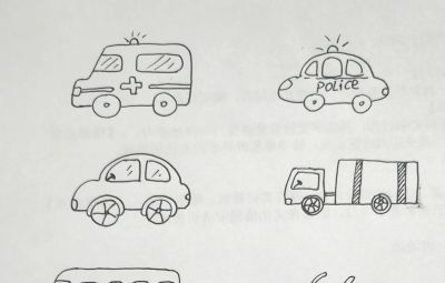 小汽车简笔画儿童汽车交通工具绘画简单小汽车画画少儿简笔画 - 小汽车简笔画儿童汽车交通工具绘画简单小汽车画画少儿简笔画 - 图画吧TUHUABA